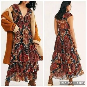 NWT Free People Wear It Out Midi Dress